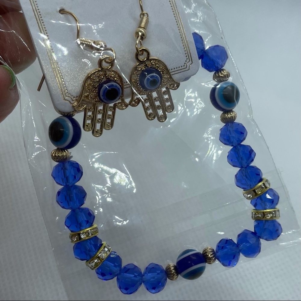 Blue evil eye
